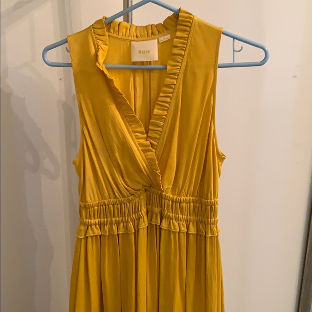 Yellow summer dress- XS